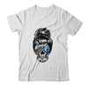 Messy Bun Skull Leopard Print Pumpkin Halloween Costume T-Shirt & Tank Top | Teecentury.com