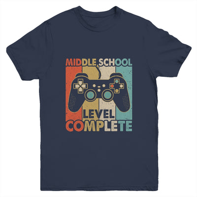 Middle School Graduation Level Complete Video Games Boys Youth Shirt | teecentury