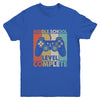 Middle School Graduation Level Complete Video Games Boys Youth Shirt | teecentury