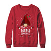 Mimi Gnome Buffalo Plaid Matching Christmas Pajama Gift T-Shirt & Sweatshirt | Teecentury.com