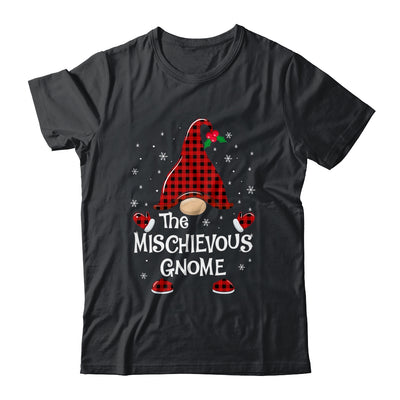 Mischievous Gnome Buffalo Plaid Matching Christmas Pajama Gift T-Shirt & Sweatshirt | Teecentury.com