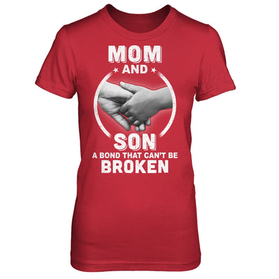 Mom And Son A Bond That Can't Be Broken T-Shirt & Hoodie | Teecentury.com