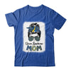 Mom Down Syndrome Awareness Mom Messy Bun Hair T-Shirt & Hoodie | Teecentury.com