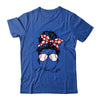 Mom Life Baseball Softball Women Mothers Day Messy Bun T-Shirt & Tank Top | Teecentury.com