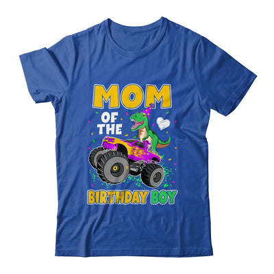 Mom Of The Birthday Boy Dinosaur Monster Truck Birthday Shirt & Hoodie | teecentury