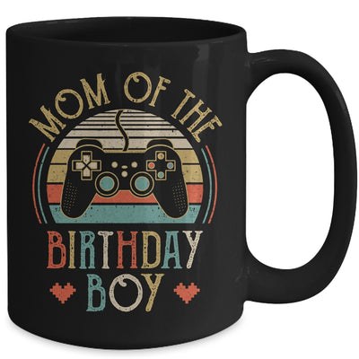 Mom Of The Birthday Boy Vintage Matching Gamer Birthday Mug Coffee Mug | Teecentury.com