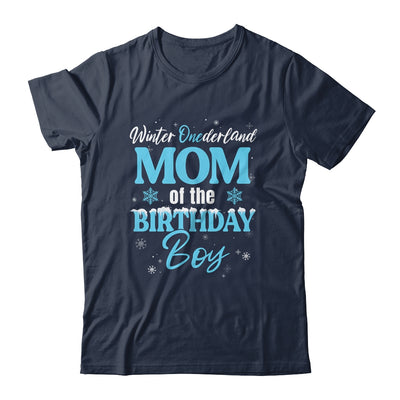Mom Of The Birthday For Boy Winter Onederland Family Shirt & Hoodie | teecentury
