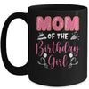 Mom Of The Birthday Girl Family Donut Birthday Mug | teecentury