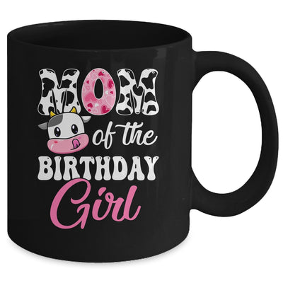 Mom Of The Birthday Girl Farm Cow 1st Birthday Girl Mug | teecentury