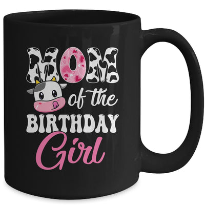 Mom Of The Birthday Girl Farm Cow 1st Birthday Girl Mug | teecentury