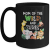 Mom Of The Wild And Three Zoo Theme Birthday Safari Mug | teecentury