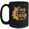 Mom Of The Wild One 1st Birthday Sunflower Mug Coffee Mug | Teecentury.com