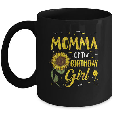 Momma Of The Birthday Girl Mom Sunflower Gifts Mug Coffee Mug | Teecentury.com