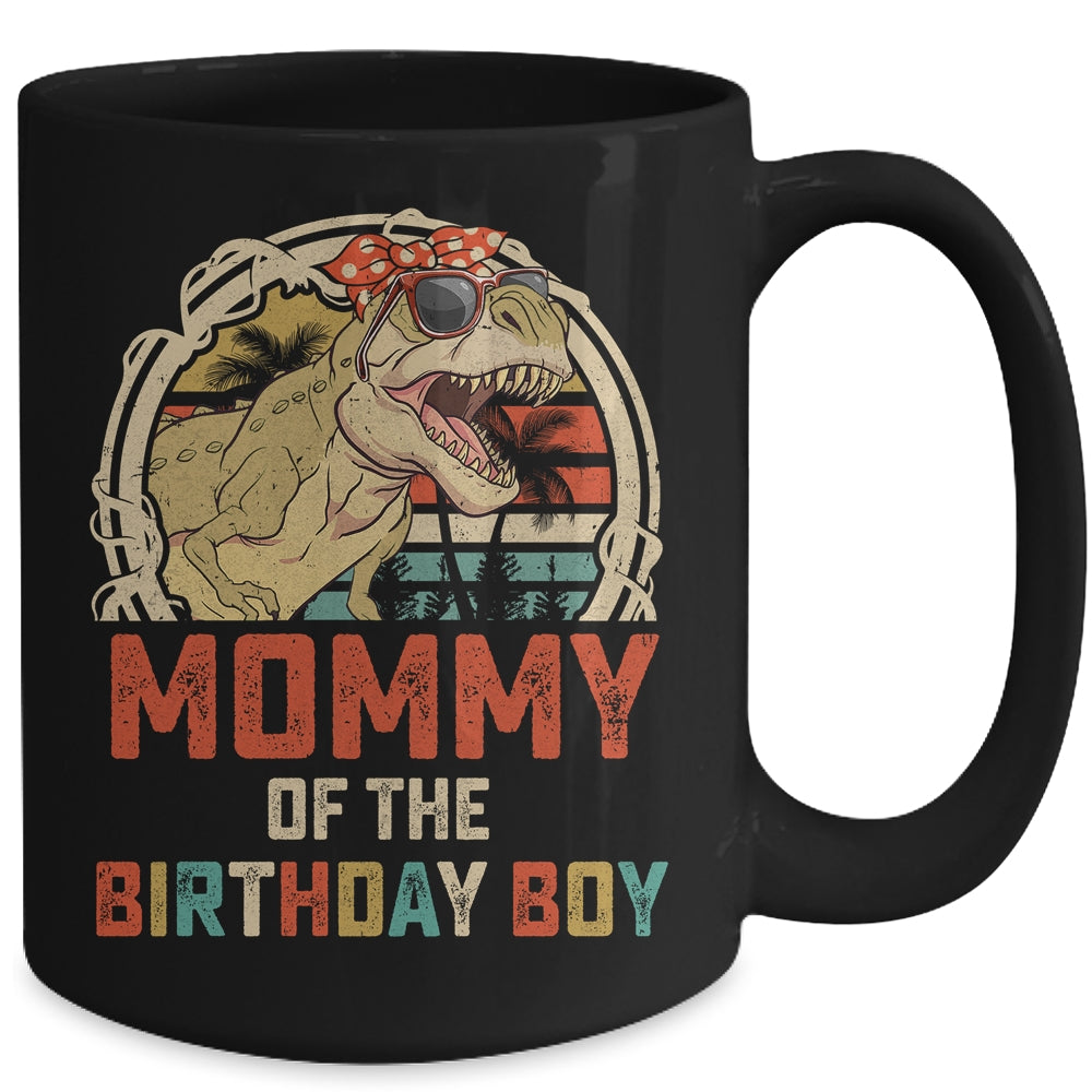 Mommy Dinosaur Of The Birthday Boy Matching Family Mug | teecentury