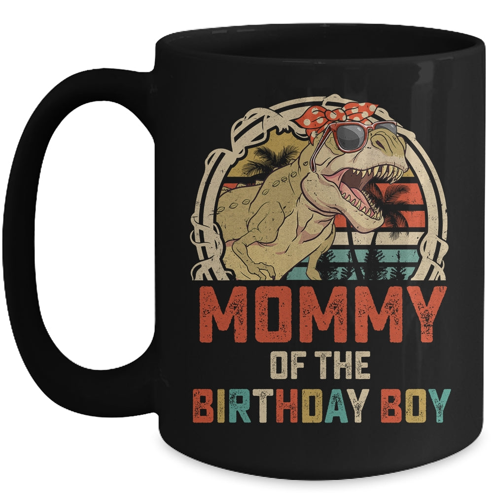 Mommy Dinosaur Of The Birthday Boy Matching Family Mug | teecentury