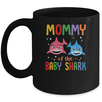 Mommy Of The Baby Shark Birthday Mommy Shark Mug Coffee Mug | Teecentury.com