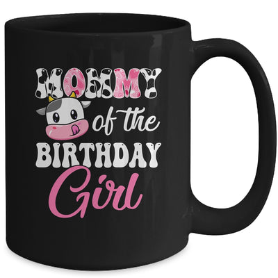 Mommy Of The Birthday Girl Farm Cow 1st Birthday Girl Mug | teecentury
