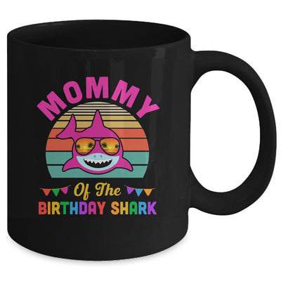 Mommy Of The Shark Birthday Mom Matching Family Mug | teecentury