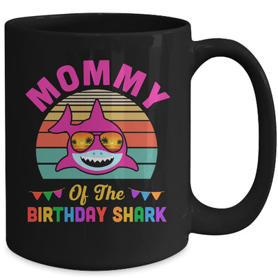 Mommy Of The Shark Birthday Mom Matching Family Mug | teecentury