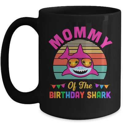 Mommy Of The Shark Birthday Mom Matching Family Mug | teecentury