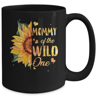 Mommy Of The Wild One 1st Birthday Sunflower Mug Coffee Mug | Teecentury.com