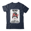 Moms Against White Baseball Pants Messy Bun Hair Shirt & Tank Top | teecentury