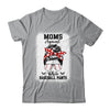 Moms Against White Baseball Pants Messy Bun Hair Shirt & Tank Top | teecentury