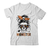 Momster Halloween Costume Skull Mom Messy Hair Bun Monster T-Shirt & Hoodie | Teecentury.com