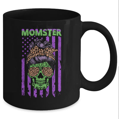 Momster Salty Skull Mom Leopard Halloween Gift Boy Kid Girl Mug Coffee Mug | Teecentury.com