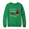 Most Wonderful Time Of The Year Buffalo Plaid Christmas Tree T-Shirt & Sweatshirt | Teecentury.com
