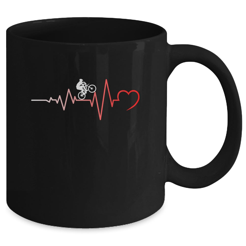 Mountain Bike Heart Pounding MTB Mug Coffee Mug | Teecentury.com