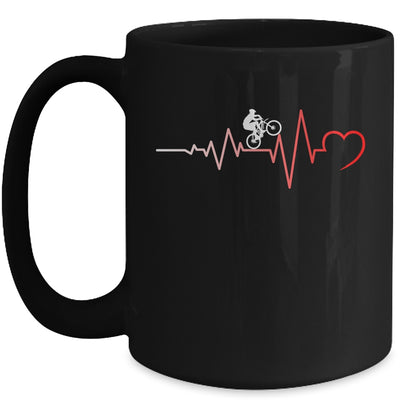 Mountain Bike Heart Pounding MTB Mug Coffee Mug | Teecentury.com