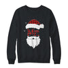 Mr And Mrs Santa Claus Pajamas Couples Christmas Red Plaid T-Shirt & Sweatshirt | Teecentury.com