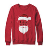 Mr And Mrs Santa Claus Pajamas Couples Christmas Red Plaid T-Shirt & Sweatshirt | Teecentury.com