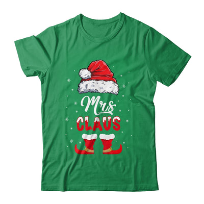 Mrs Claus Elf Matching Christmas Pajamas Santa Santa Hat T-Shirt & Sweatshirt | Teecentury.com