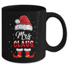 Mrs Claus Elf Matching Christmas Pajamas Santa Santa Hat Mug Coffee Mug | Teecentury.com