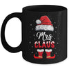 Mrs Claus Elf Matching Christmas Pajamas Santa Santa Hat Mug Coffee Mug | Teecentury.com