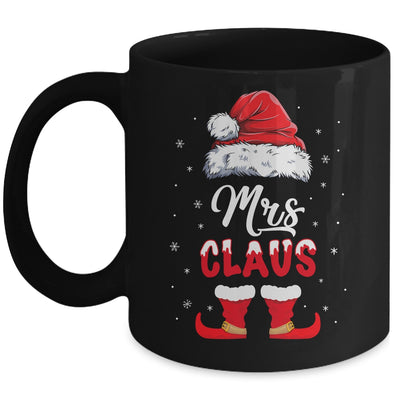 Mrs Claus Elf Matching Christmas Pajamas Santa Santa Hat Mug Coffee Mug | Teecentury.com