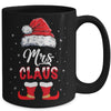 Mrs Claus Elf Matching Christmas Pajamas Santa Santa Hat Mug Coffee Mug | Teecentury.com