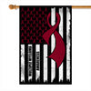 Multiple Myeloma Awareness America Flag Burgundy Ribbon Flag | Teecentury.com