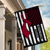 Multiple Myeloma Awareness America Flag Burgundy Ribbon Flag | Teecentury.com