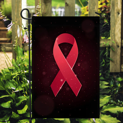 Multiple Myeloma Brain Aneurysm Awareness Flag Burgundy Ribbon Flag | Teecentury.com
