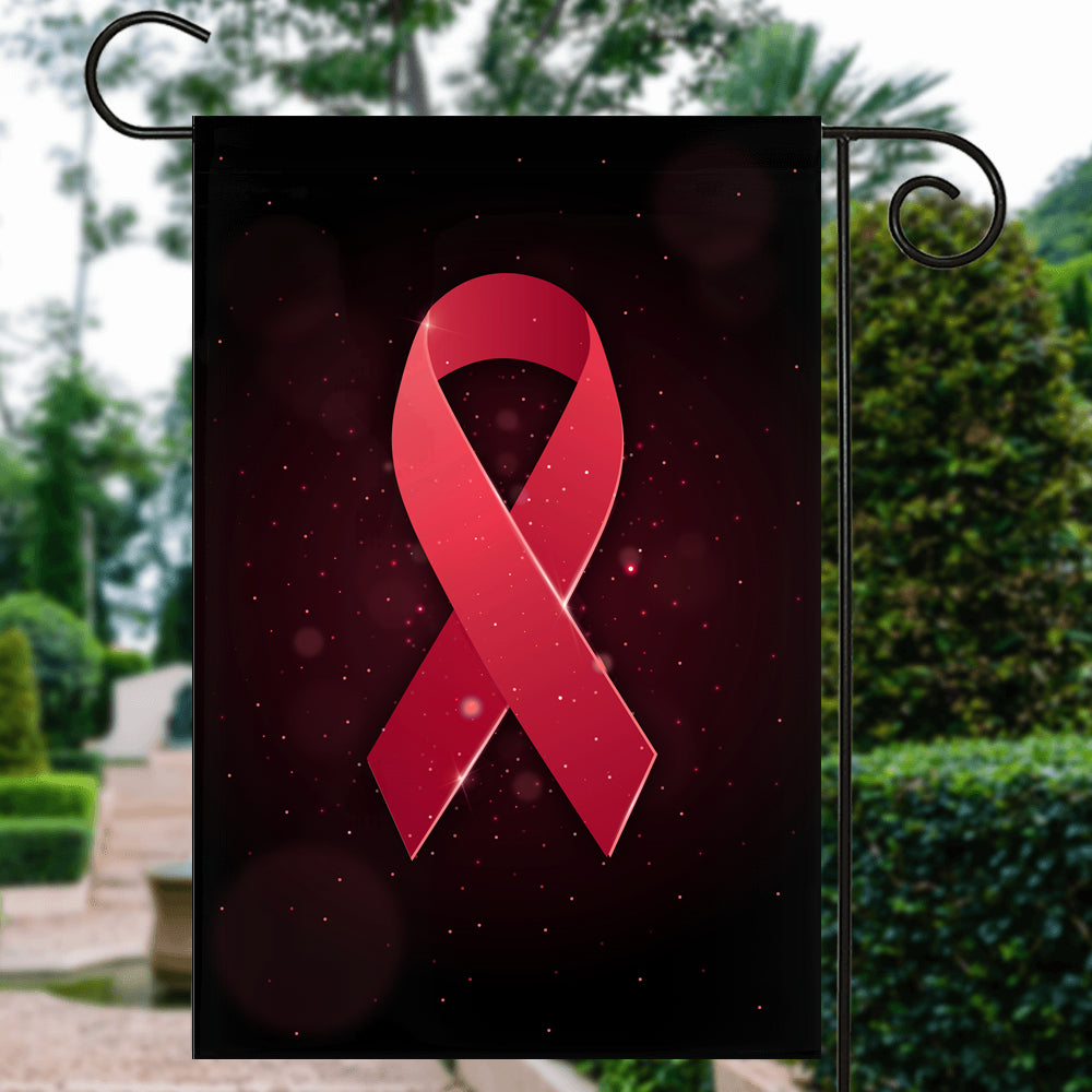 Multiple Myeloma Brain Aneurysm Awareness Flag Burgundy Ribbon Flag | Teecentury.com
