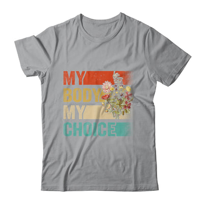 My Body Choice Mind Your Own Uaterus Floral My Uterus Shirt & Tank Top | teecentury