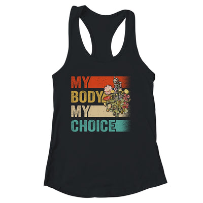 My Body Choice Mind Your Own Uaterus Floral My Uterus Shirt & Tank Top | teecentury