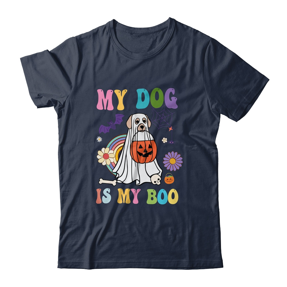 My Dog Is Boo Funny Dog Owner Boo Ghost Lover Halloween Boo Shirt & Hoodie | teecentury