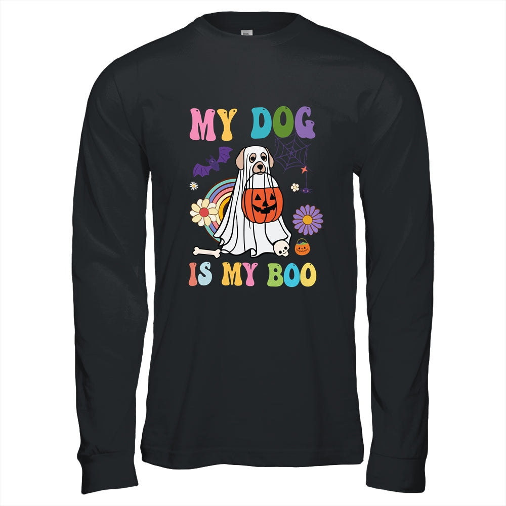 My Dog Is Boo Funny Dog Owner Boo Ghost Lover Halloween Boo Shirt & Hoodie | teecentury