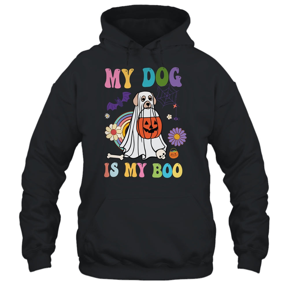 My Dog Is Boo Funny Dog Owner Boo Ghost Lover Halloween Boo Shirt & Hoodie | teecentury