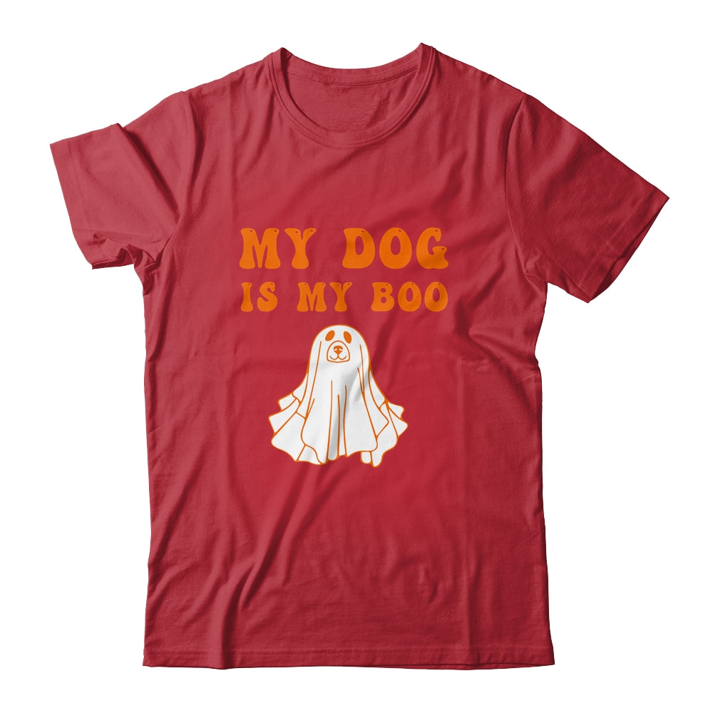 My Dog Is Boo Funny Dog Owner Boo Ghost Lover Halloween Shirt & Hoodie | teecentury