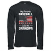 My Favorite Baseball Player Calls Me Grandpa American Flag T-Shirt & Hoodie | Teecentury.com